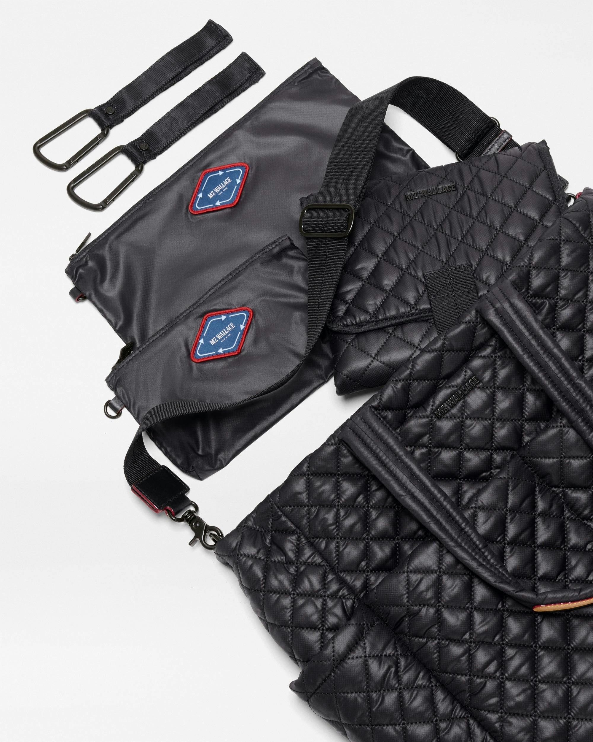 Black Metro Diaper Tote