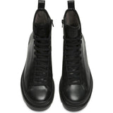 Women's Lace Up Brutus Boot, Black