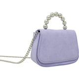 Tiny Metal Pearl Handle Handbag