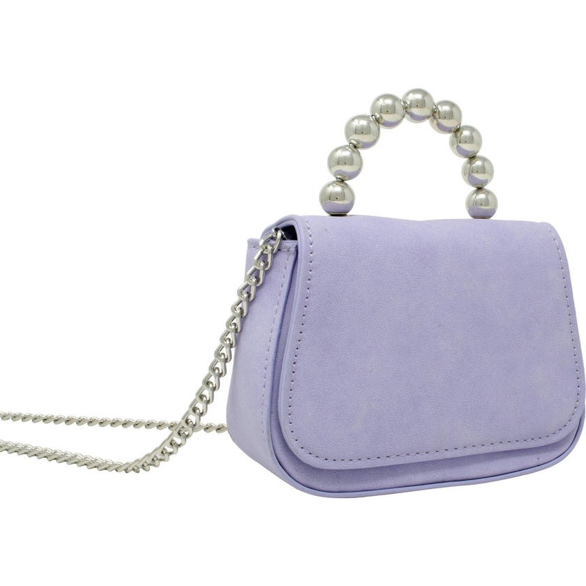 Tiny Metal Pearl Handle Handbag