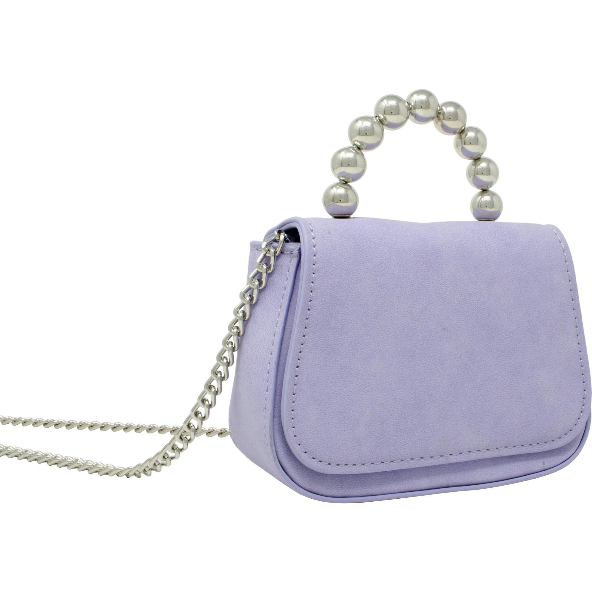 Tiny Metal Pearl Handle Handbag