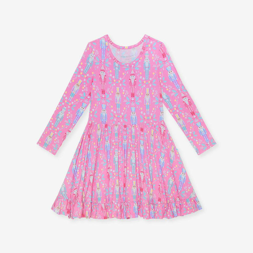 Nutcracker Suite Ruffled Twirl Dress
