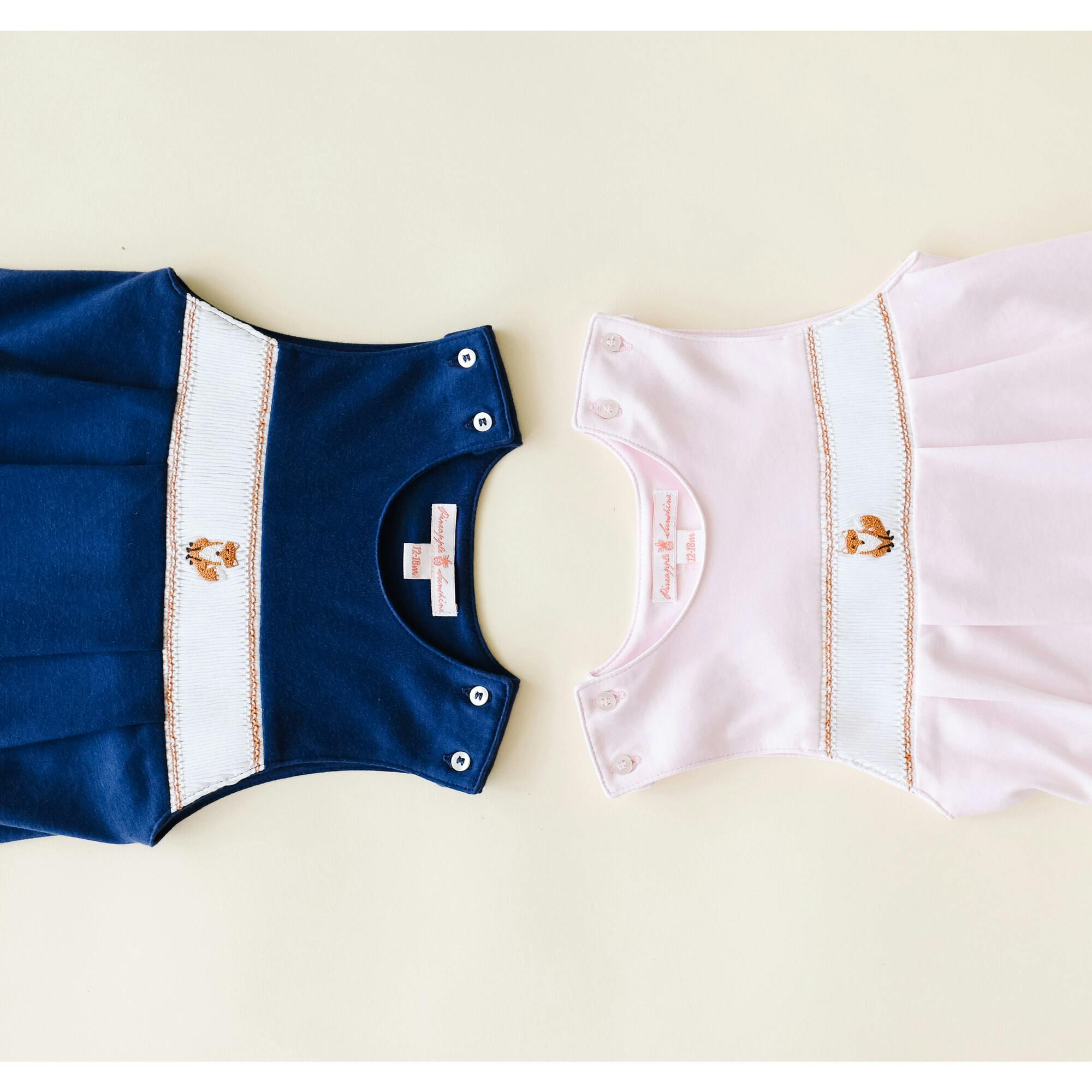 Pink Smocked Romper