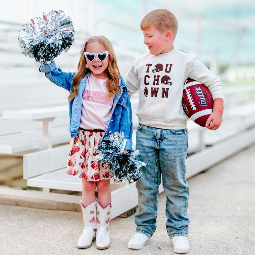 Cheer Pearl Patch Short Sleeve T-Shirt