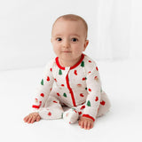 Santa Zippered Footie