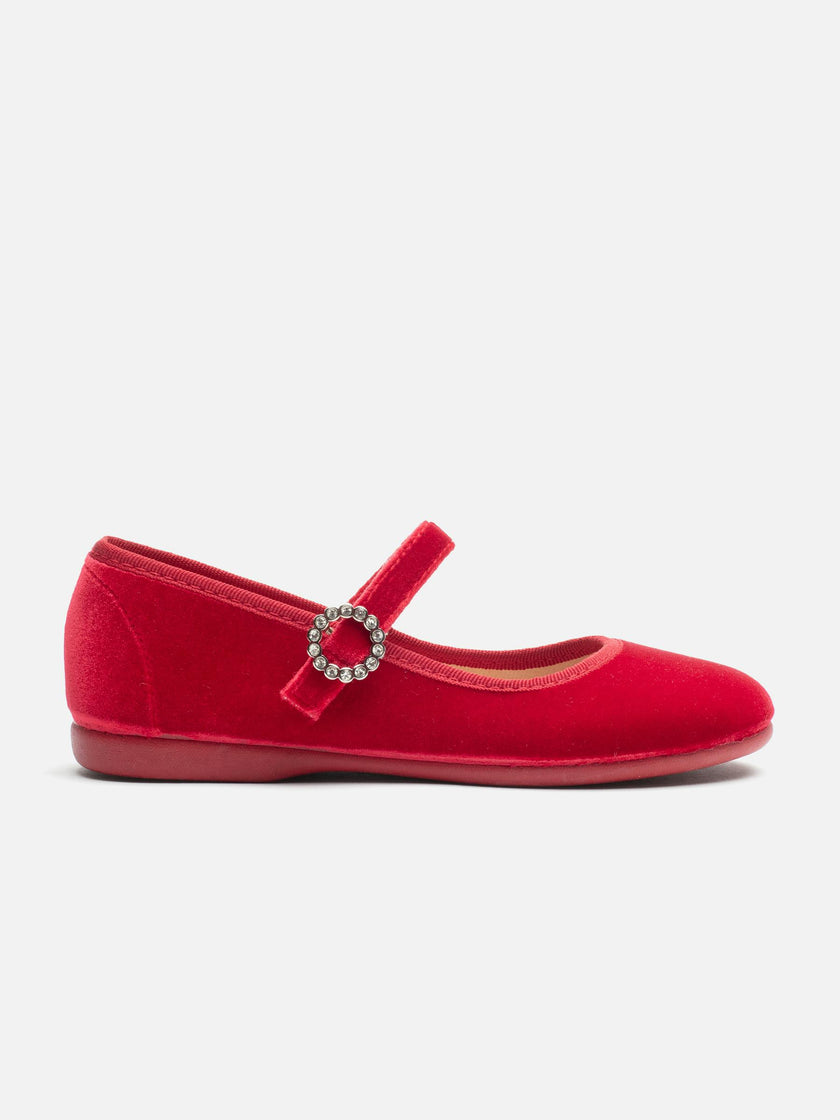 Classic Velvet Mary Janes