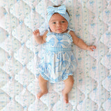Edda Sleeveless Bow Bubble Romper