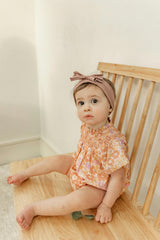 Floral Print Woven Bubble Pink