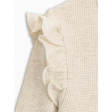 Mila Waffle Knit Flutter Sleeve Romper