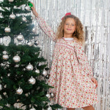 Flora Hand Smocked Floral Dress