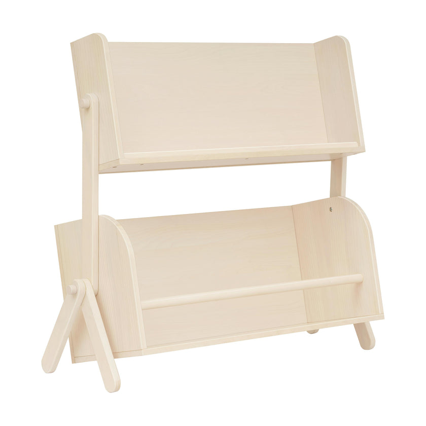 Tally Storage and Bookshelf in Washed Natural