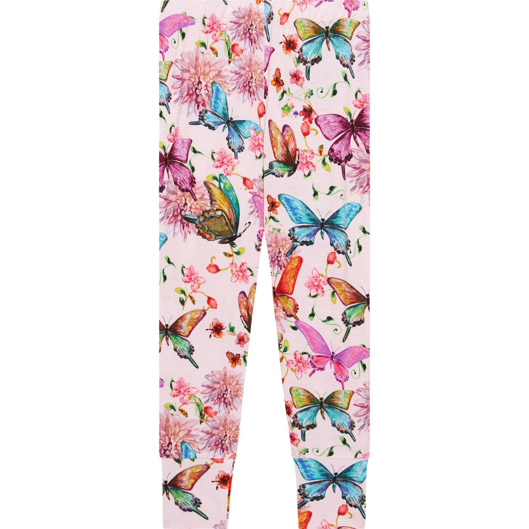 Watercolor Butterfly Classic Pajama Set