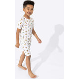Ice Cream Bamboo Kids Pajama Short Set