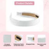 Halo Luxe Dahlia Deconstructed Grosgrain Ribbon Headband - White
