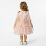 Twinkle Star Blush Pink Sequin Birthday Dress for Girls