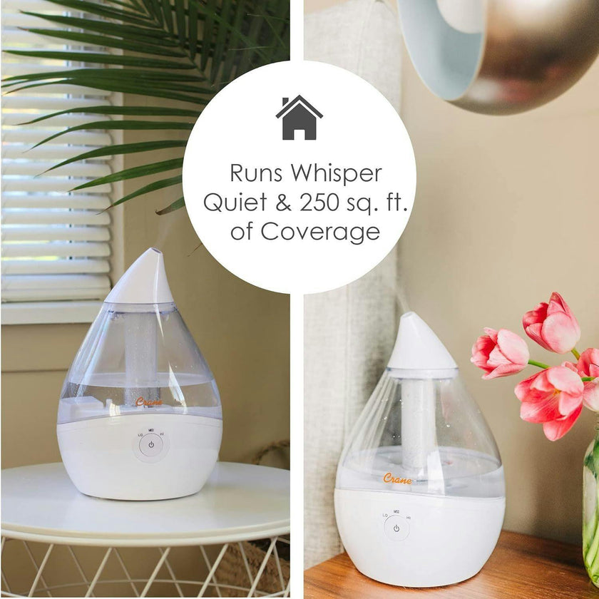 Droplet Cool-Mist Humidifier with Vapor Tray