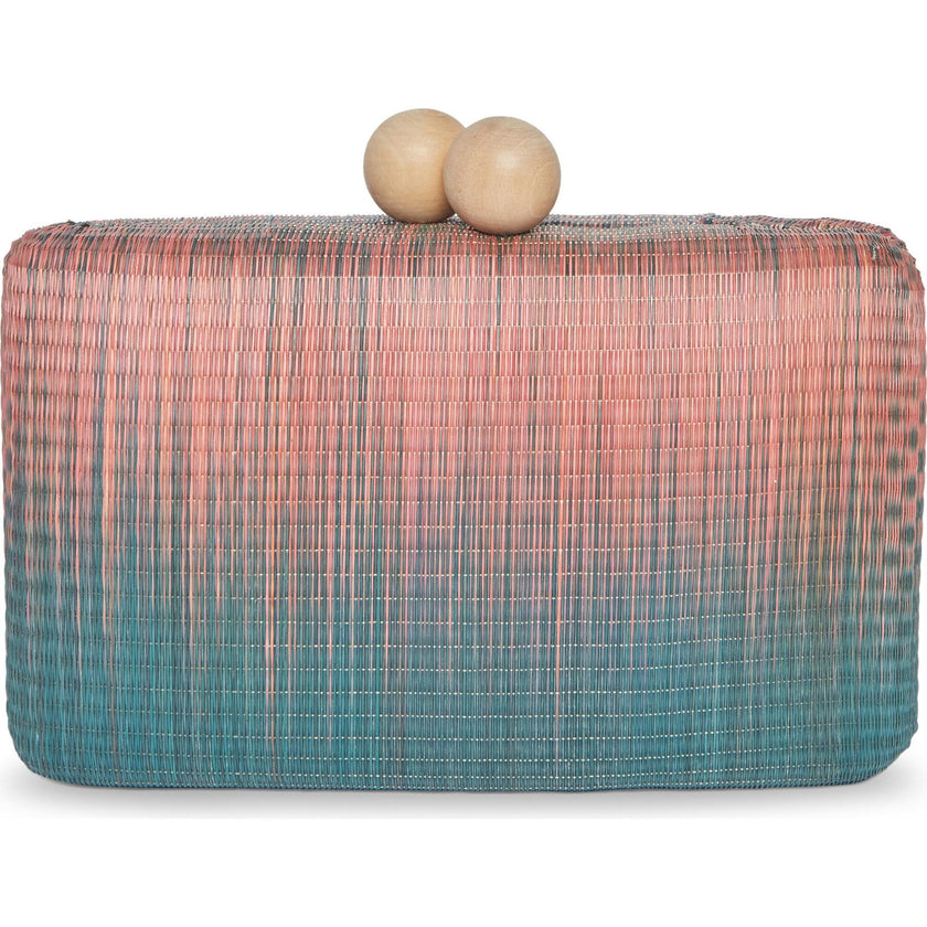 Akna Clutch, Pink Ombre