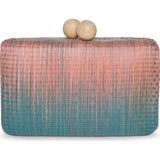 Akna Clutch, Pink Ombre