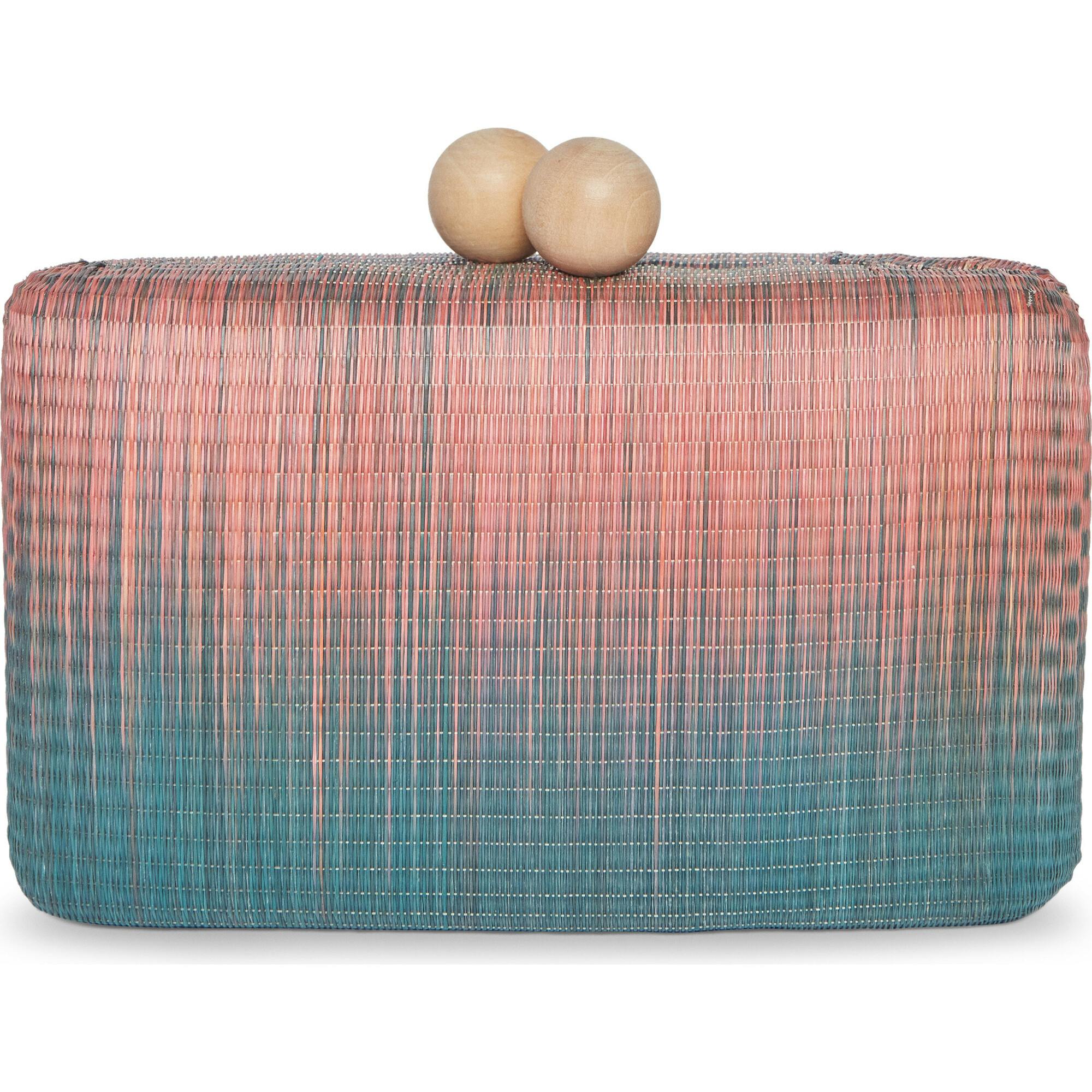 Akna Clutch, Pink Ombre