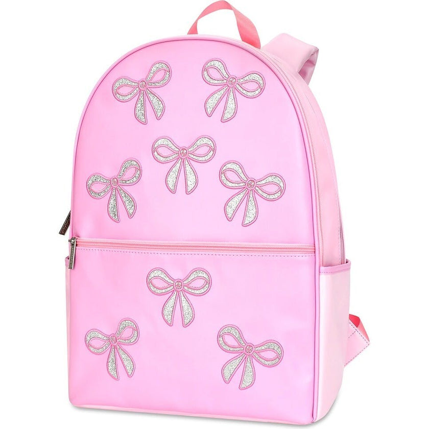 Pink Glitter Bows Backpack