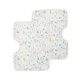 Cotton Muslin Burp Cloth 2 Pack - Pastel Petals