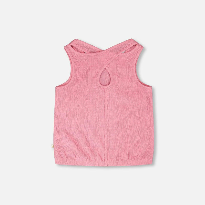 Crinkle Jersey Tank Top
