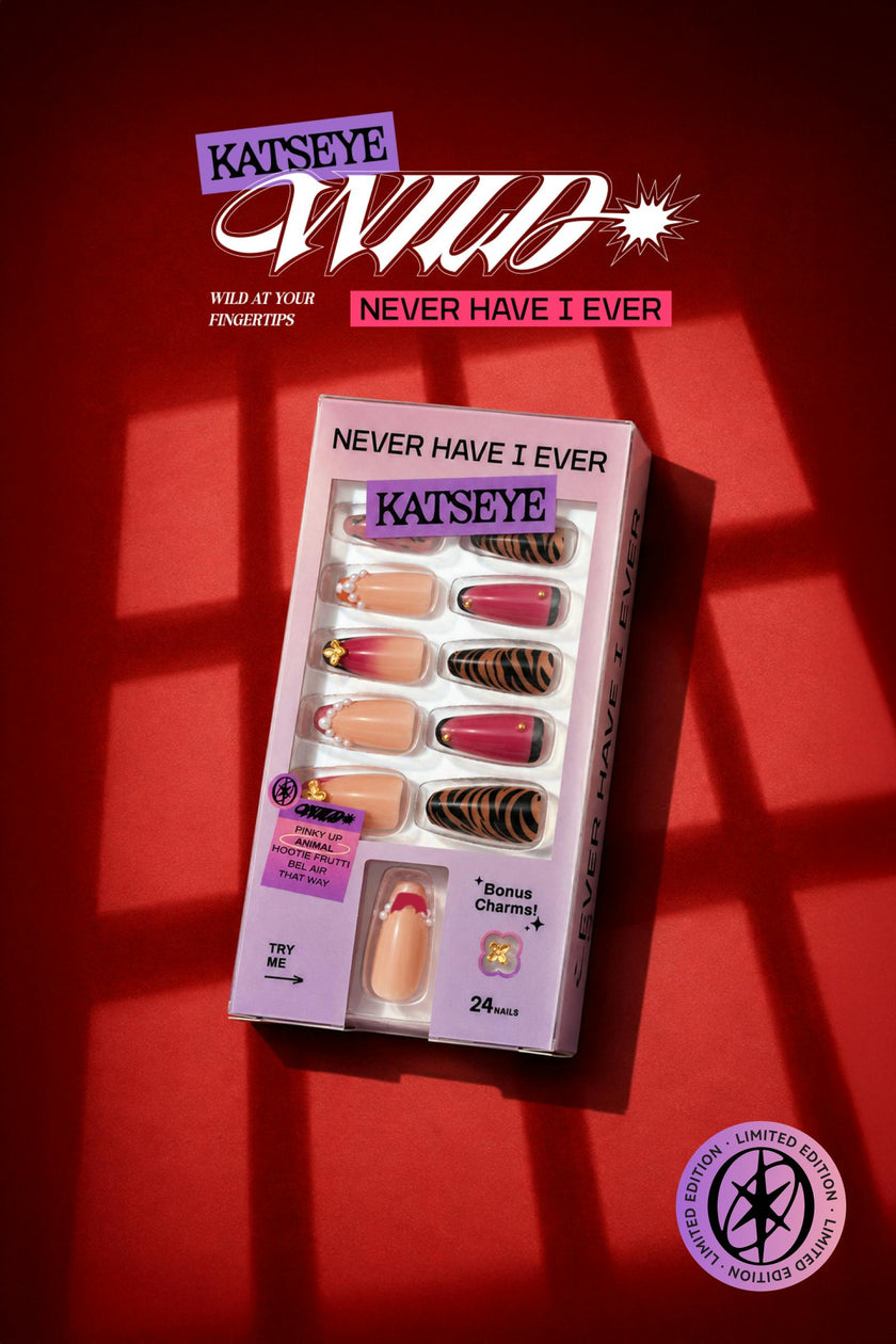 KATSEYE | ANIMAL – COFFIN PRESS-ON NAILS
