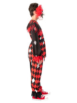 Boys' Red and Black Scary Clown Costume