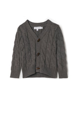 Cardigan Cable Knit Button Front Sweater