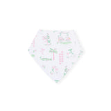 Pretty Golf - 2 Way Ruffle Back Zipper Footie & Bandana Bib Set