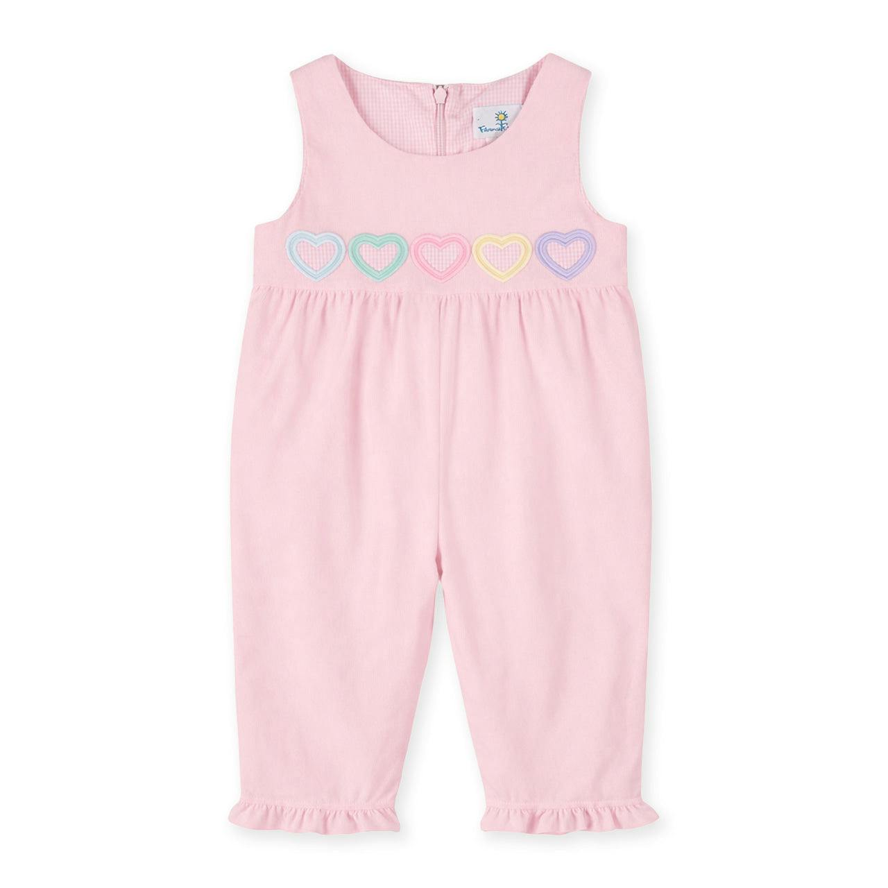 Corduroy Longall with Hearts