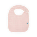 Cotton Muslin Classic Bib 3 Pack - Light Pink