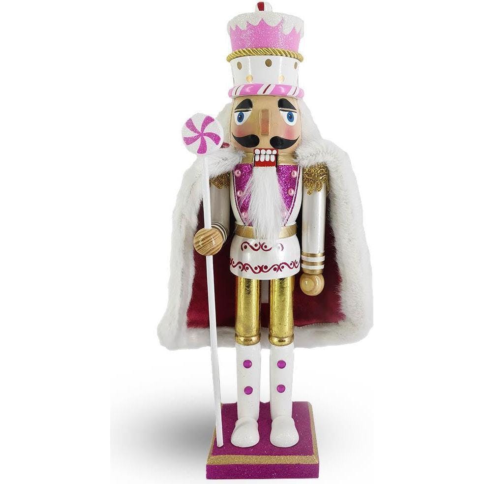 Pink Christmas Decorations Candy Nutcracker
