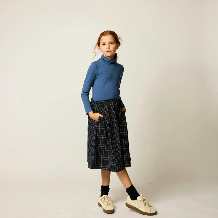 Essential Turtleneck in Navy