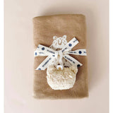 Bear Sherpa Pacifier Clip