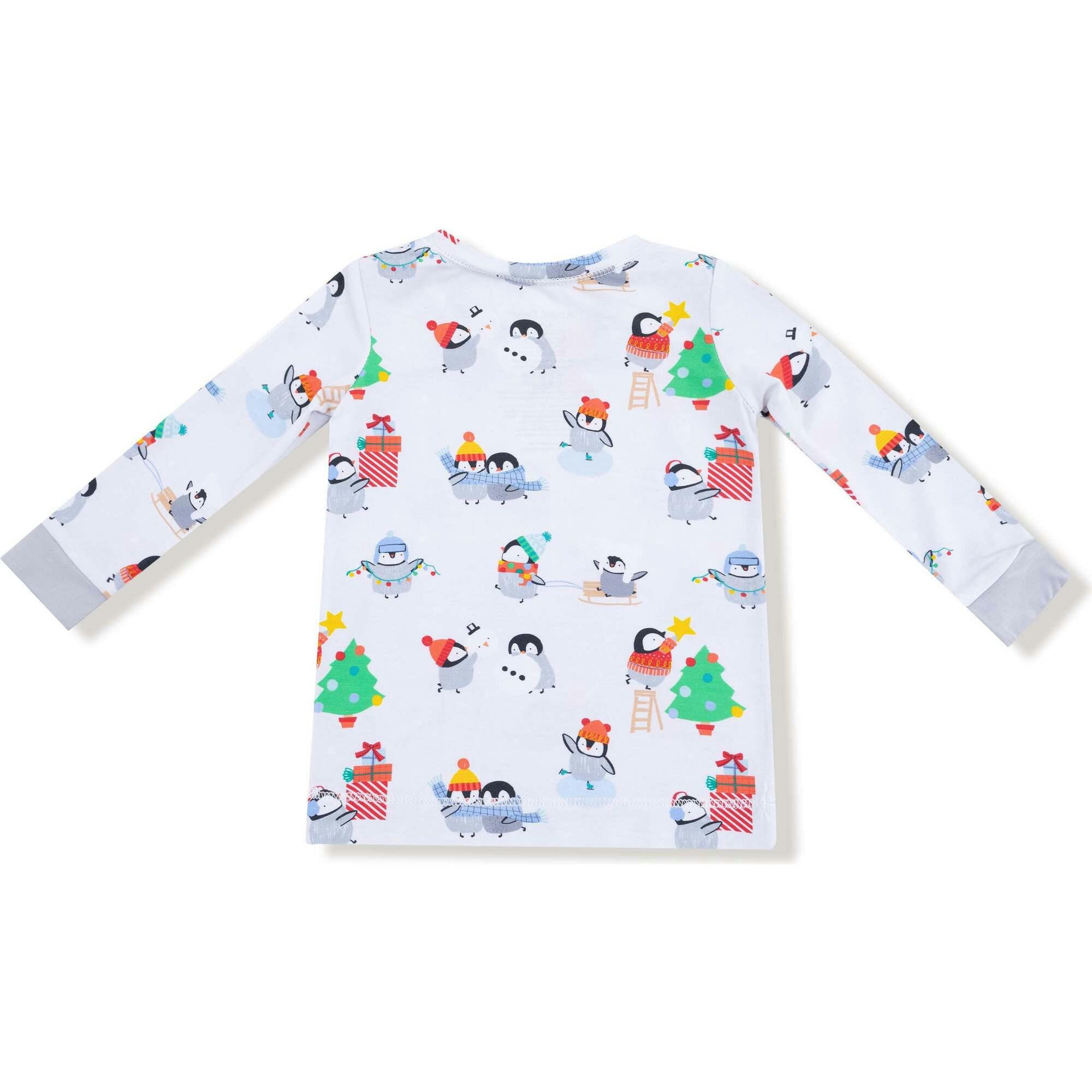 Holiday Penguins - Long Sleeve Loungewear Set