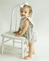Colette Bubble Romper - Pink Floral
