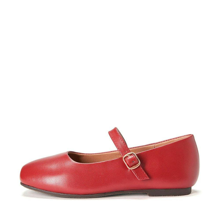 Mandy Rounded Square Toe Mary Jane Ballet Flats