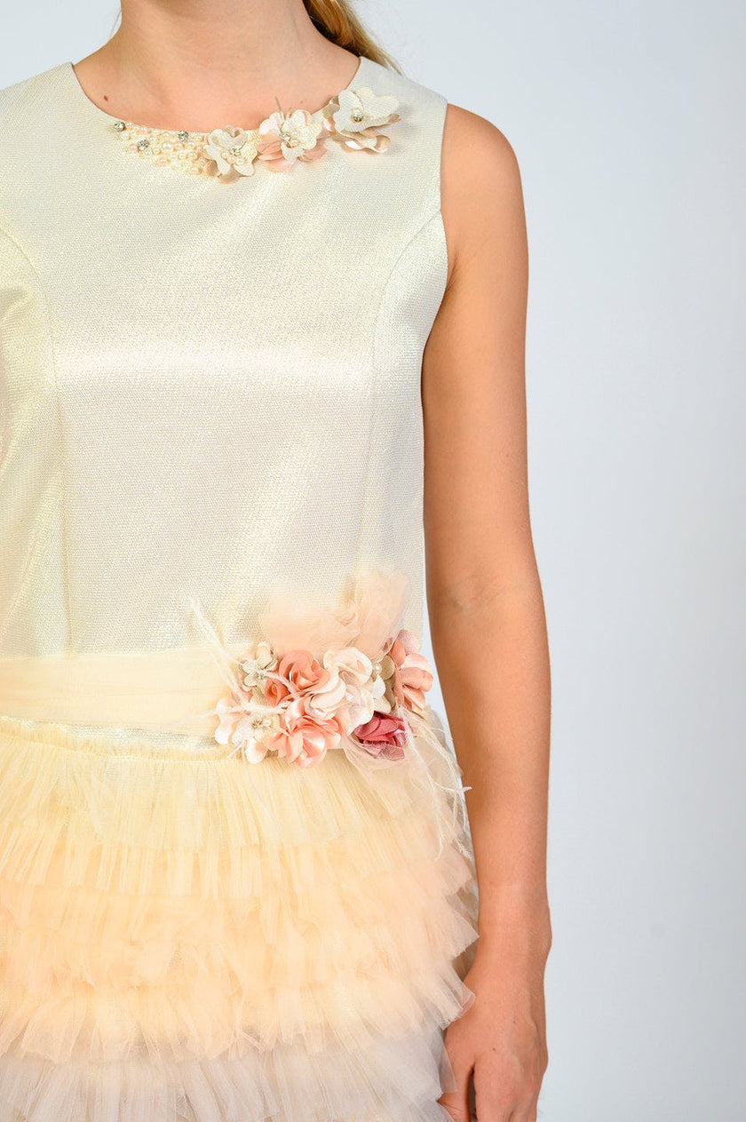 Champagne Euclid Dress