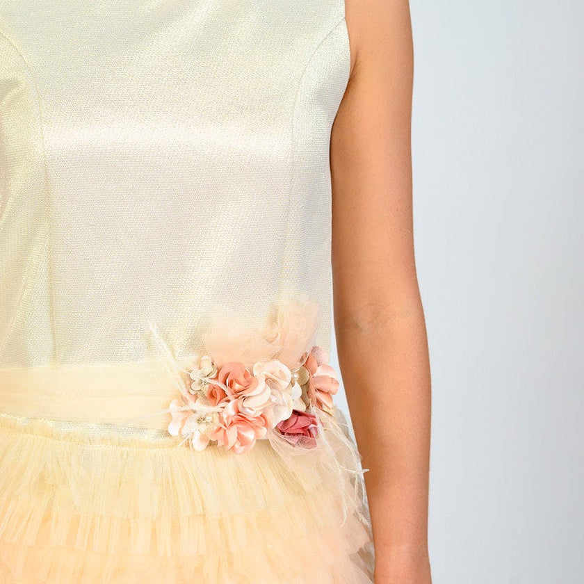 Champagne Euclid Dress