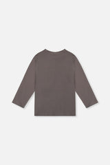 Long Sleeve Organic Cotton T-Shirt Dark Grey