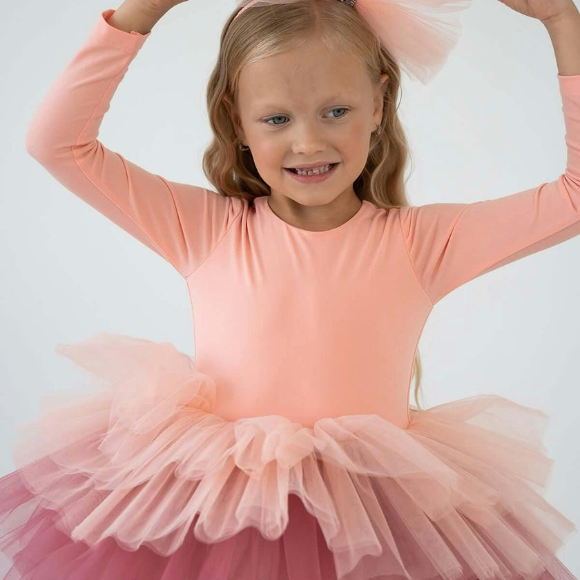 Salmon Dusty Tutu Dress