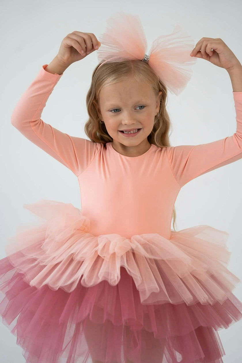Salmon Dusty Tutu Dress
