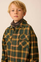 Flannel Overshirt in Tempo Plaid