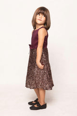 Mini Alexis Dress in Wine