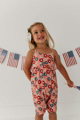 Girl's Tie-Back Romper