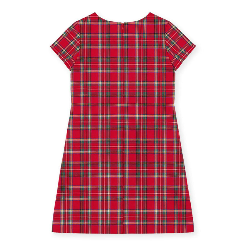 Plaid Dress with Buttons