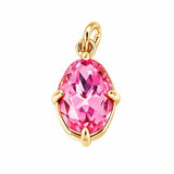 Hot Pink Gem Charm