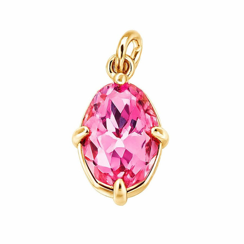 Hot Pink Gem Charm