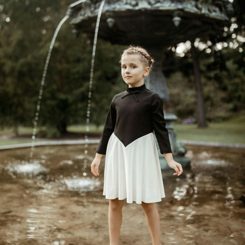 Kai dress (black/ivory)